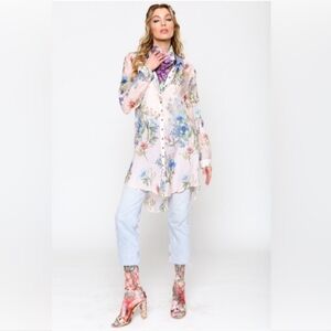 Aratta Pretty Girl Shirt Dress in Pink